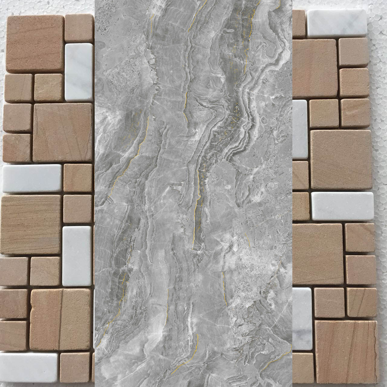 azulejos de pared de cocina de mosaico-SYH4768