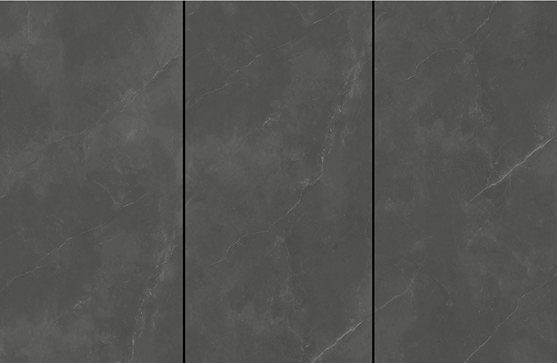 azulejo de espiga de m&aacute;rmol negro