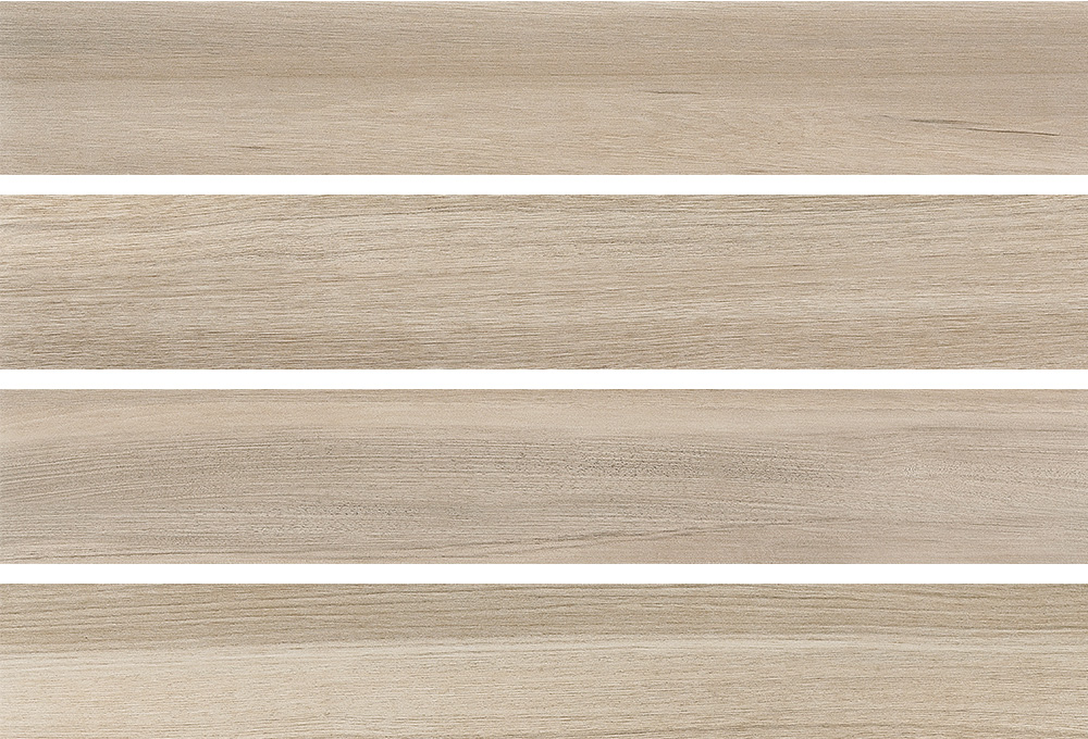 protector contra salpicaduras con apariencia de madera