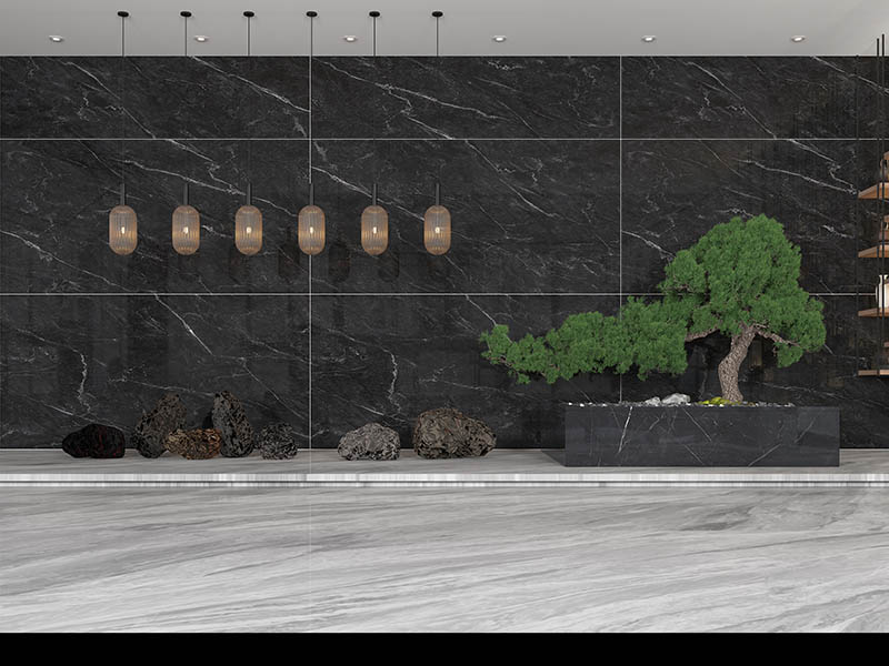 Piedra sinterizada para salón 