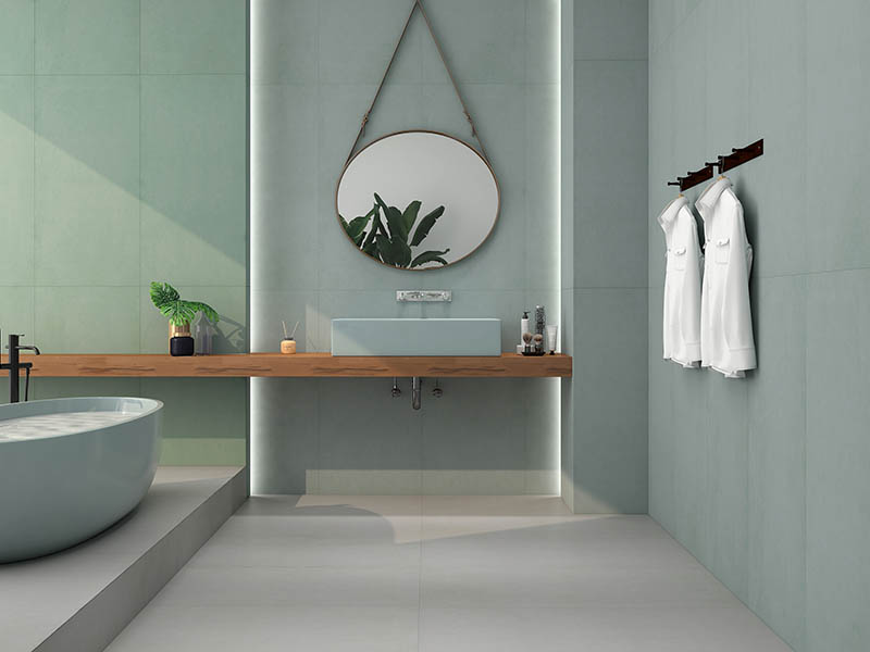 Baldosa aspecto cemento